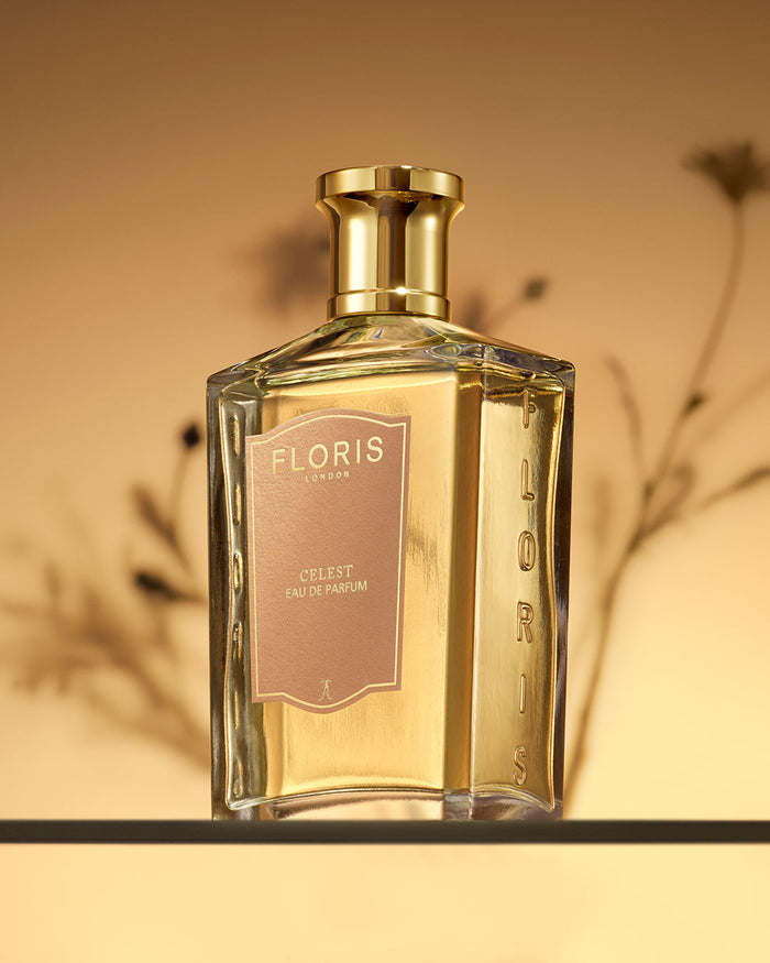 Celest Eau De Pafum bathed in light