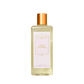 A clear bottle of Floris London UK Cherry Blossom - Bath & Shower Gel with a gold cap is shown on a white background.