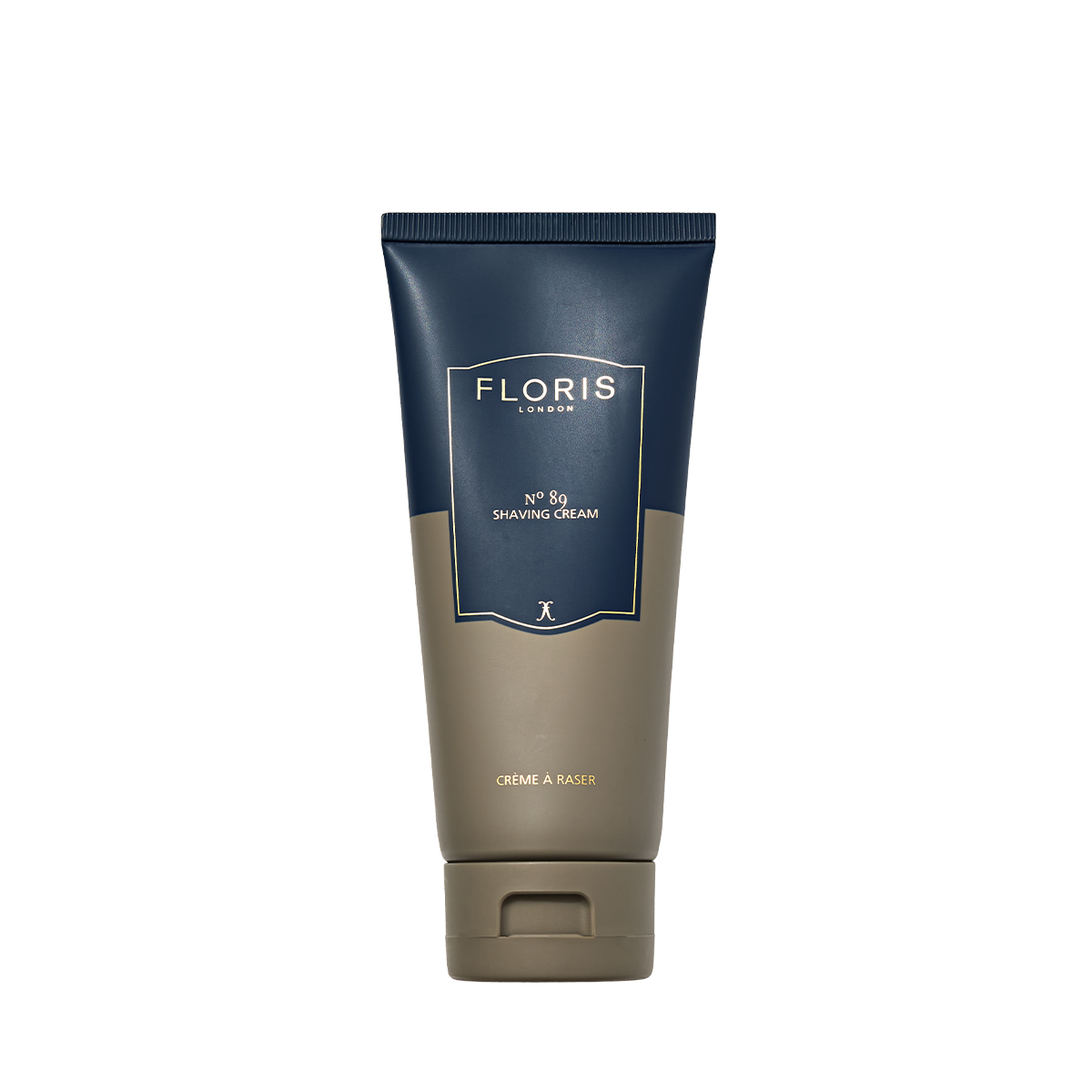 A tube of Floris London No. 89 - Shaving Cream is displayed against a plain white background.