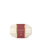 Floris London Santal - Luxury Soap: oval, vegetable-based bar wrapped in white paper, finished with a red and gold Floris Santal label.