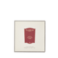 Floris London Santal - Shaving Soap & Bowl, 100g, in a classic wooden bowl with a red and cream label.