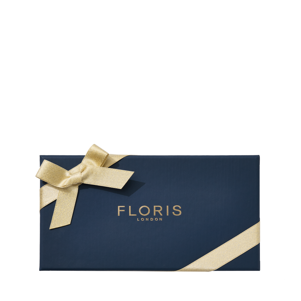 Floris London UK Soap Collection | For Him in a navy blue gift box with gold ribbon—an elegant gift for lovers of classic gentlemen’s fragrances.